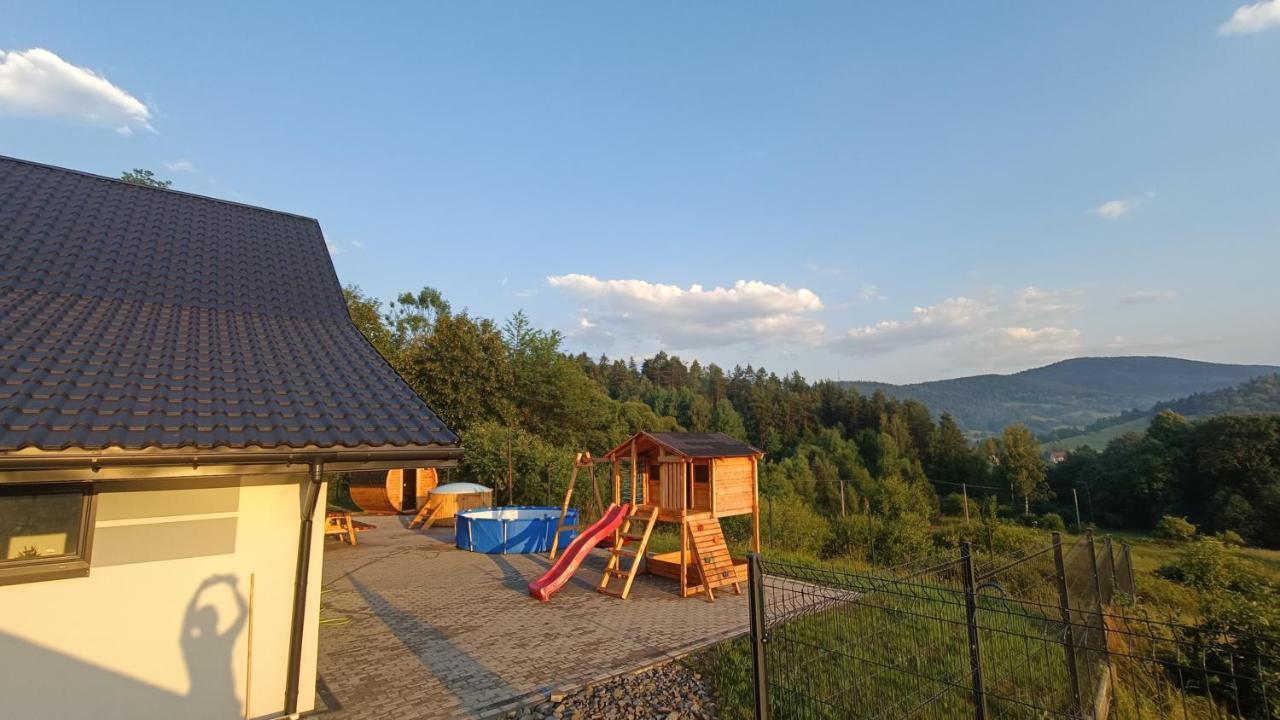 Sarnie wzgórze Sucha Beskidzka sauna jacuzzi Kukow Exterior foto